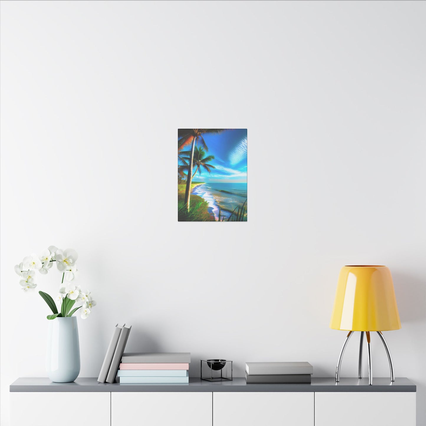 Canvas Wall Art - Tropical Shore Landscape