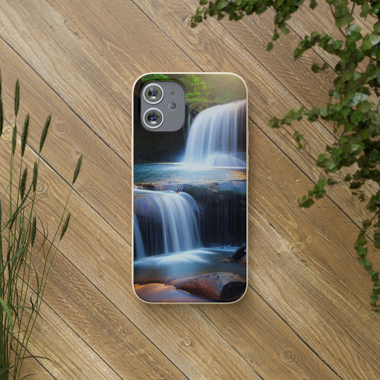 Waterfall View Biodegradable Phone Case