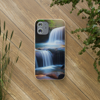 Waterfall View Biodegradable Phone Case