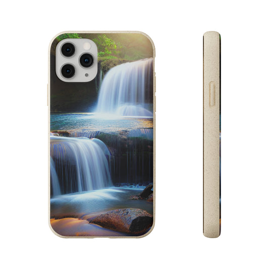 Waterfall View Biodegradable Phone Case