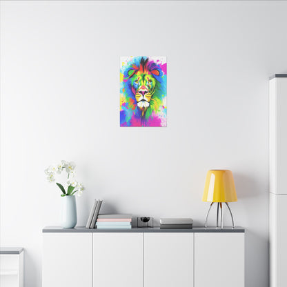 Canvas Wall Art - Lion Portrait