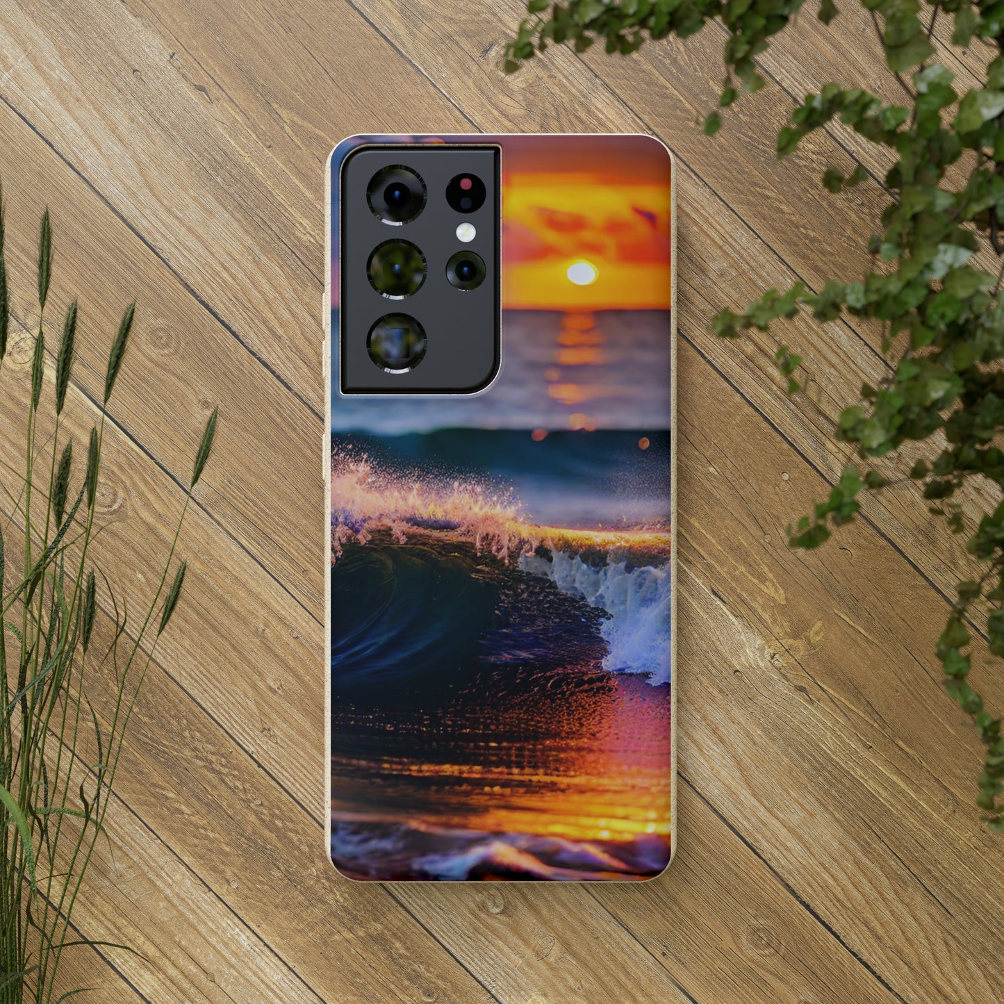 Ocean Waves 4 Biodegradable Phone Case