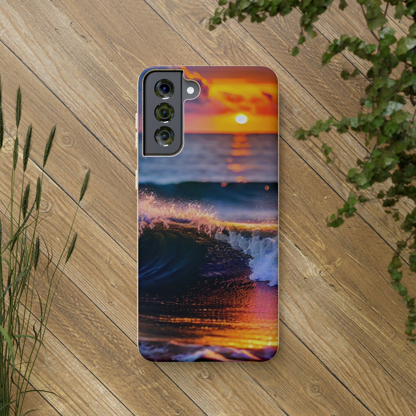 Ocean Waves 4 Biodegradable Phone Case