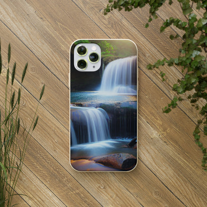 Waterfall View Biodegradable Phone Case