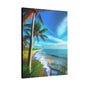 Canvas Wall Art - Tropical Shore Landscape