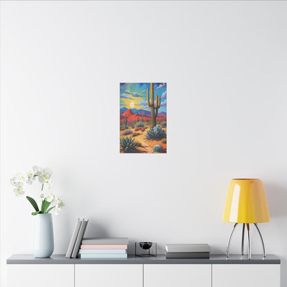 Canvas Wall Art - Desert Landscape