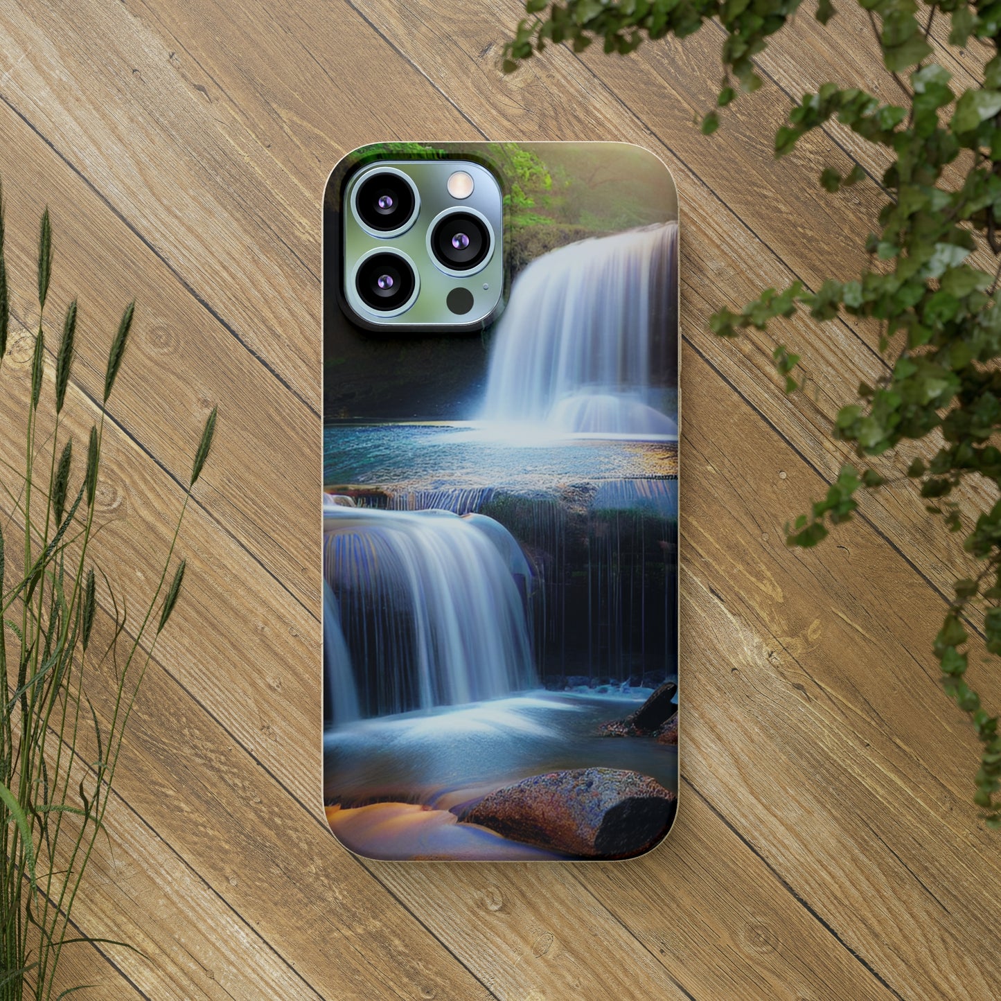 Waterfall View Biodegradable Phone Case