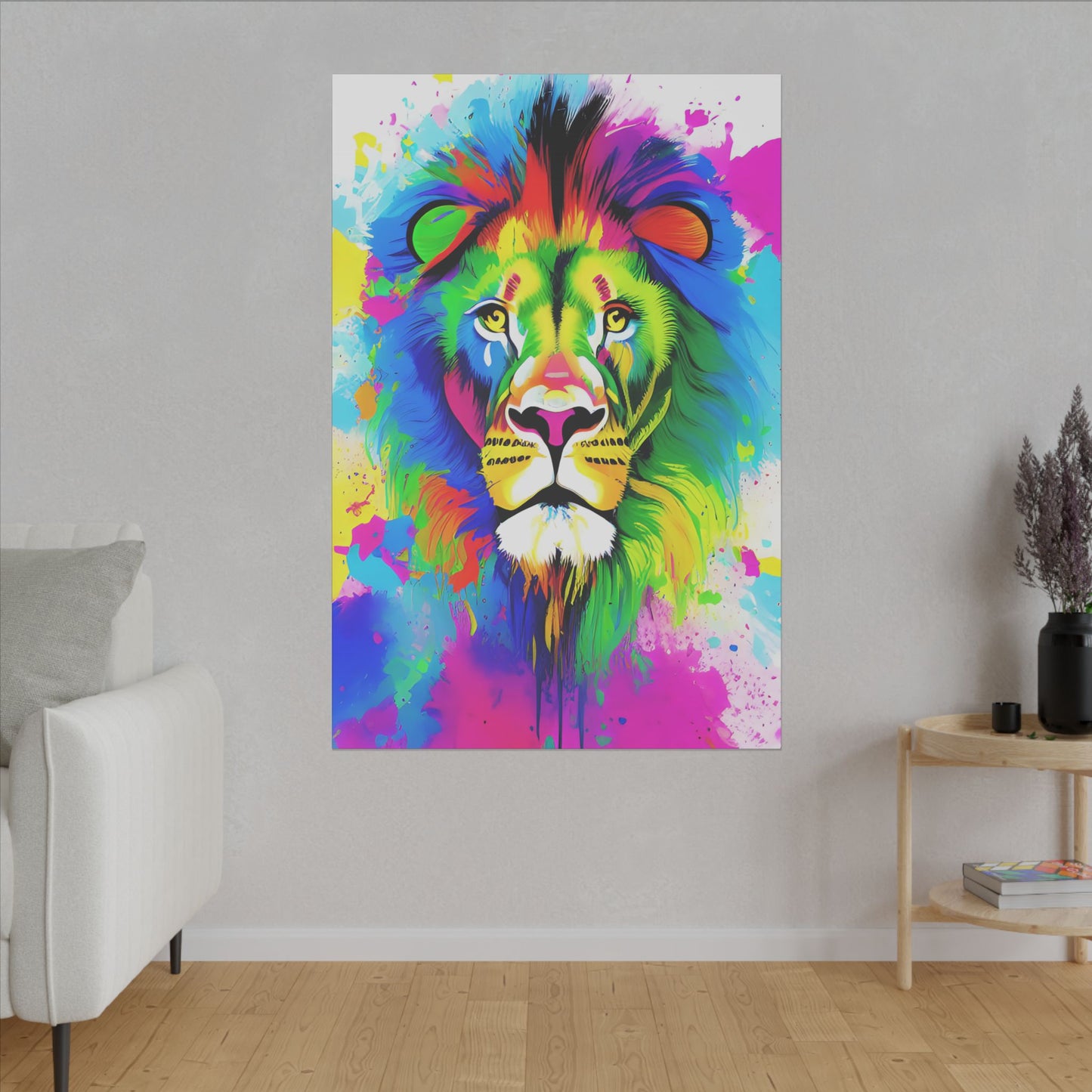 Canvas Wall Art - Lion Portrait