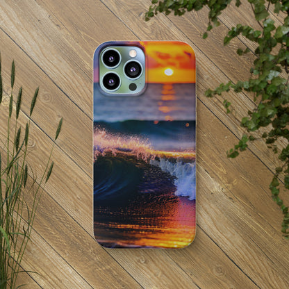 Ocean Waves 4 Biodegradable Phone Case