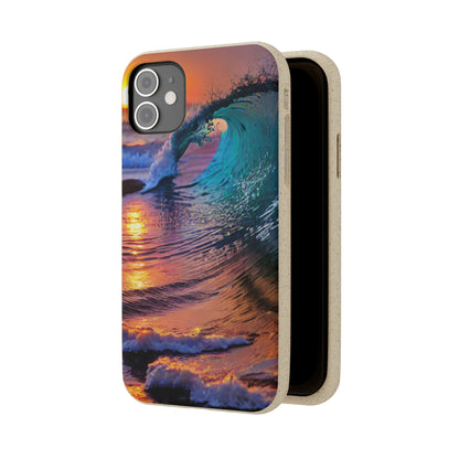 Ocean Waves 3 Biodegradable Phone Case