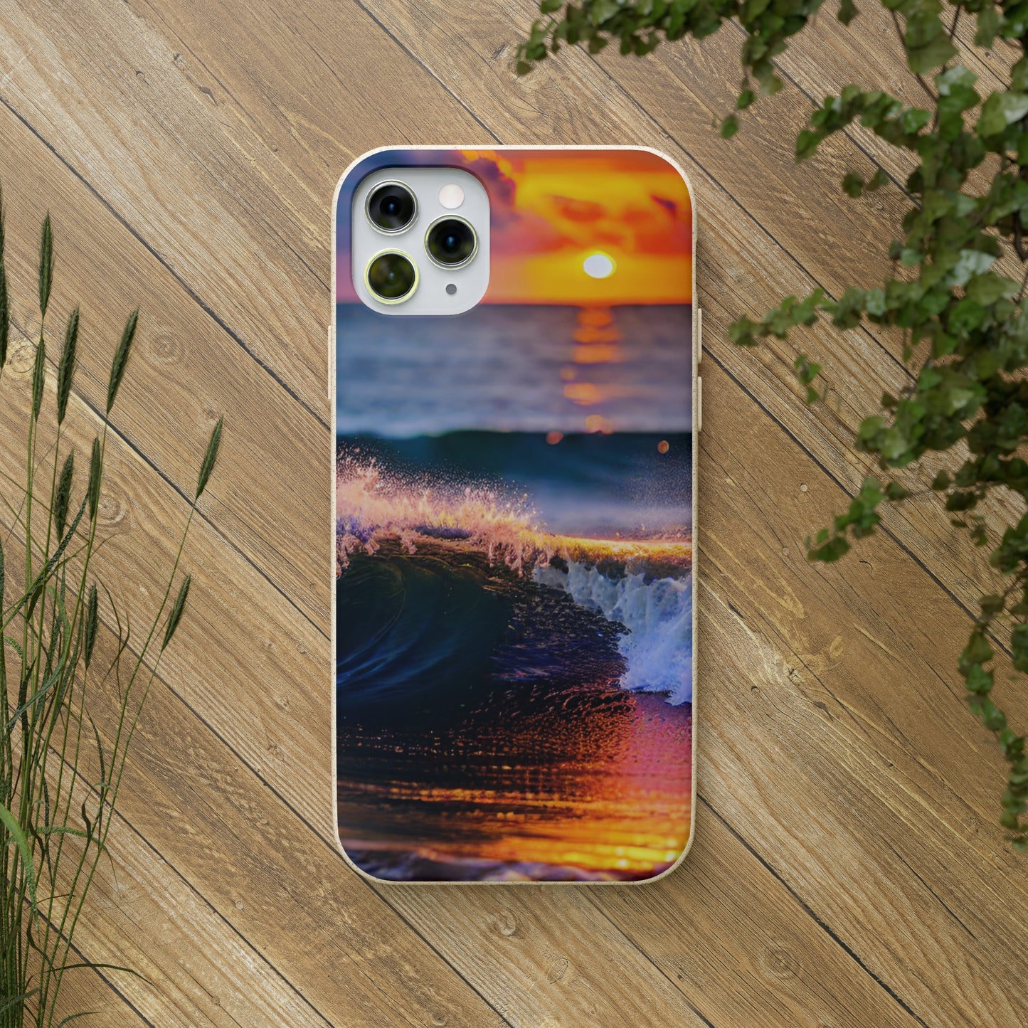 Ocean Waves 4 Biodegradable Phone Case