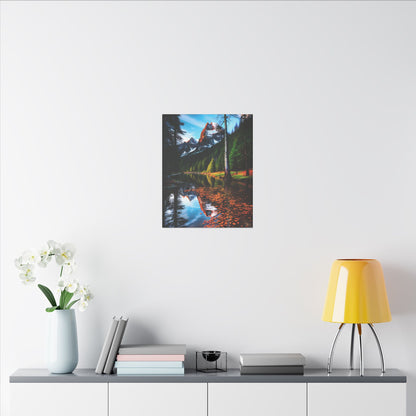 Canvas Wall Art - Mountains & Water Landscape