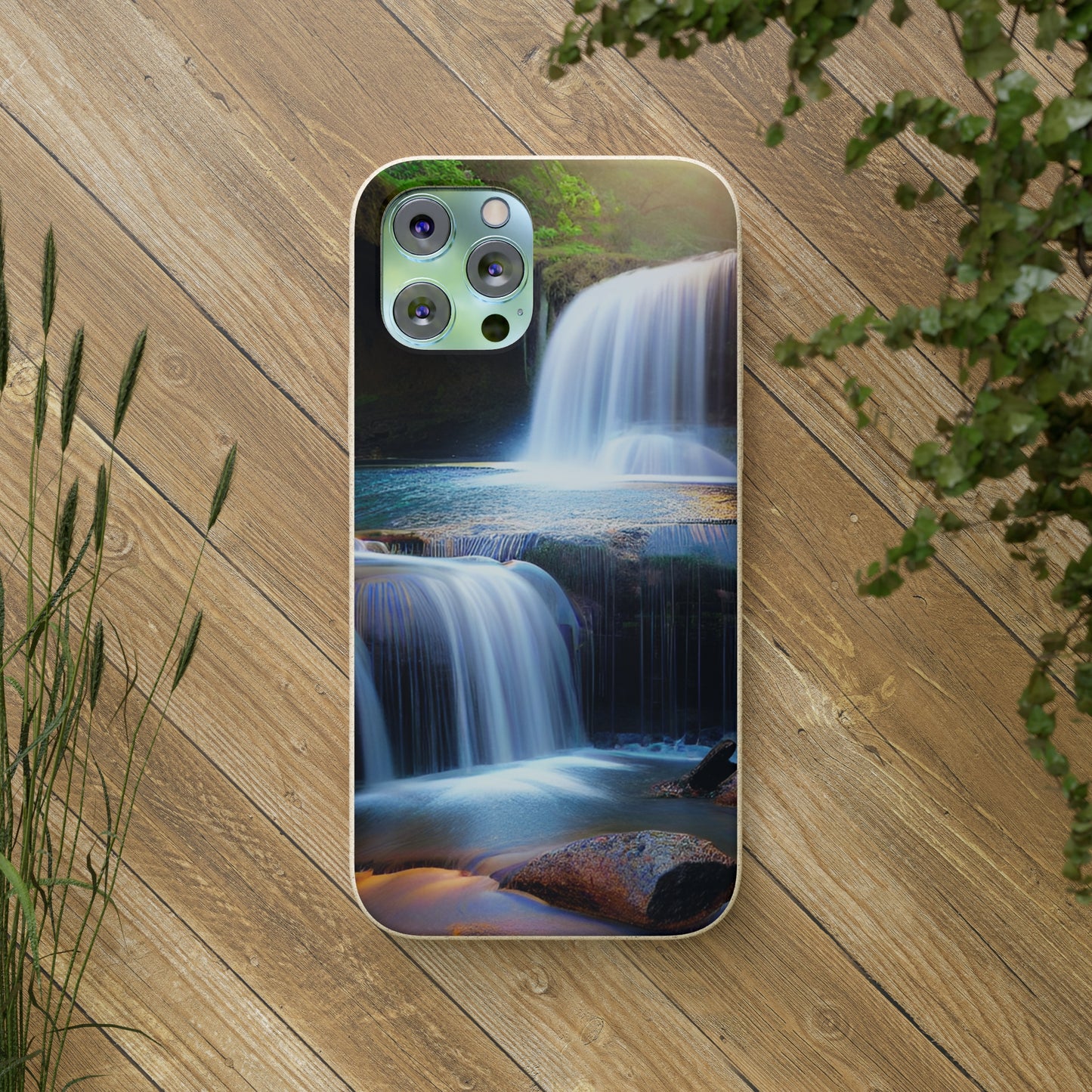 Waterfall View Biodegradable Phone Case