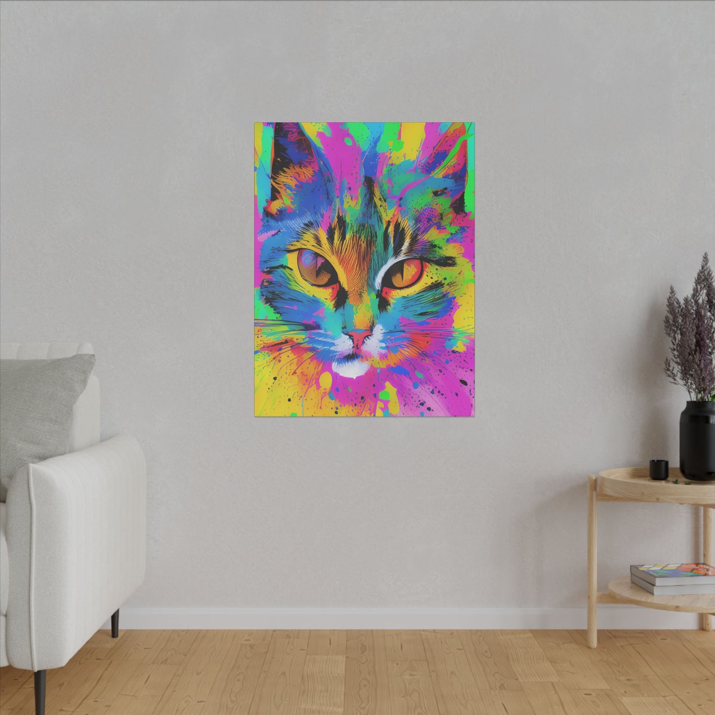 Canvas Wall Art - Cat Portrait