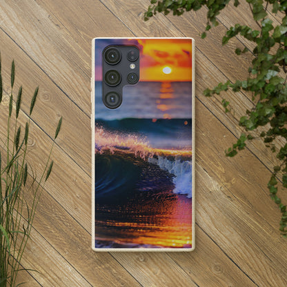 Ocean Waves 4 Biodegradable Phone Case