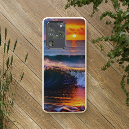 Ocean Waves 4 Biodegradable Phone Case