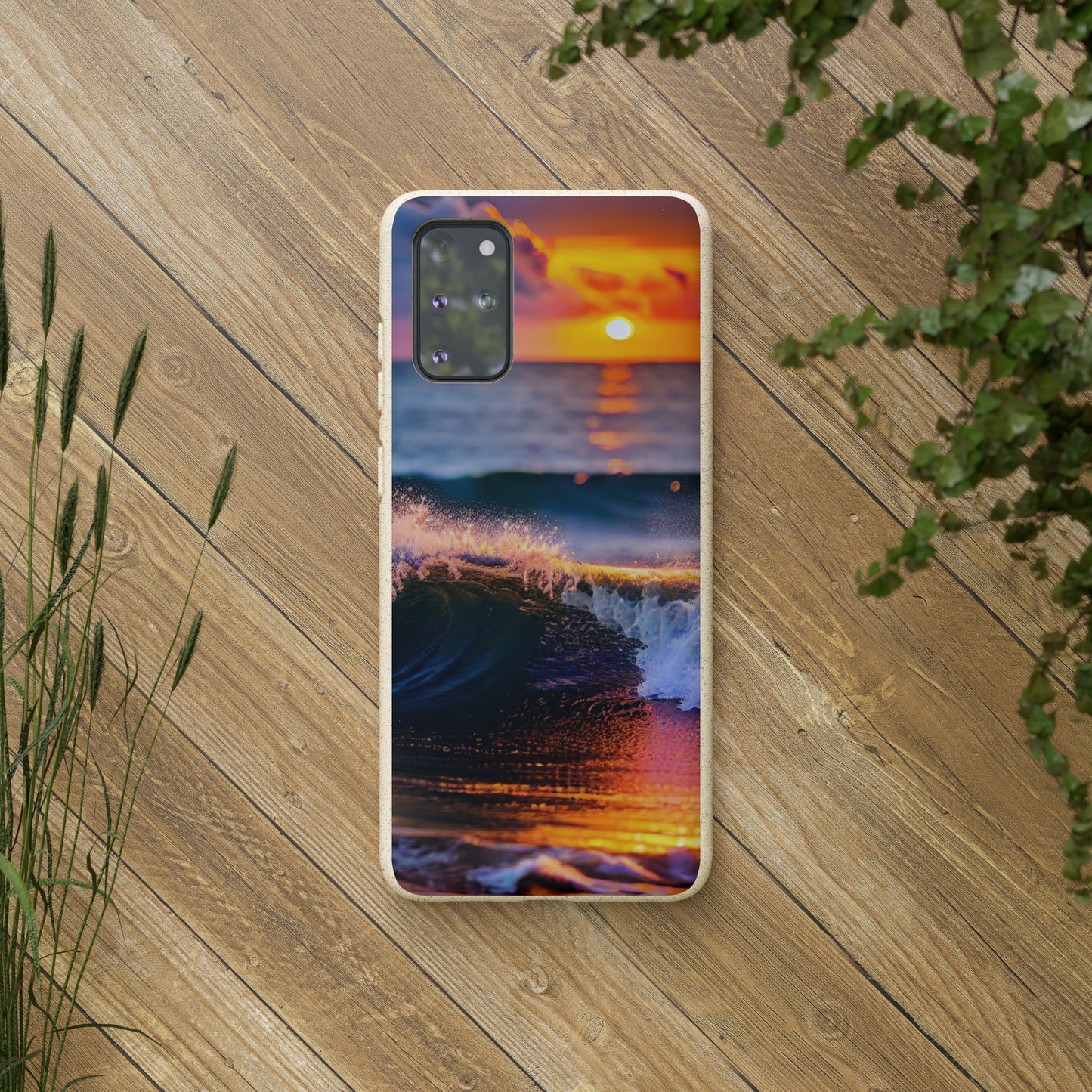 Ocean Waves 4 Biodegradable Phone Case