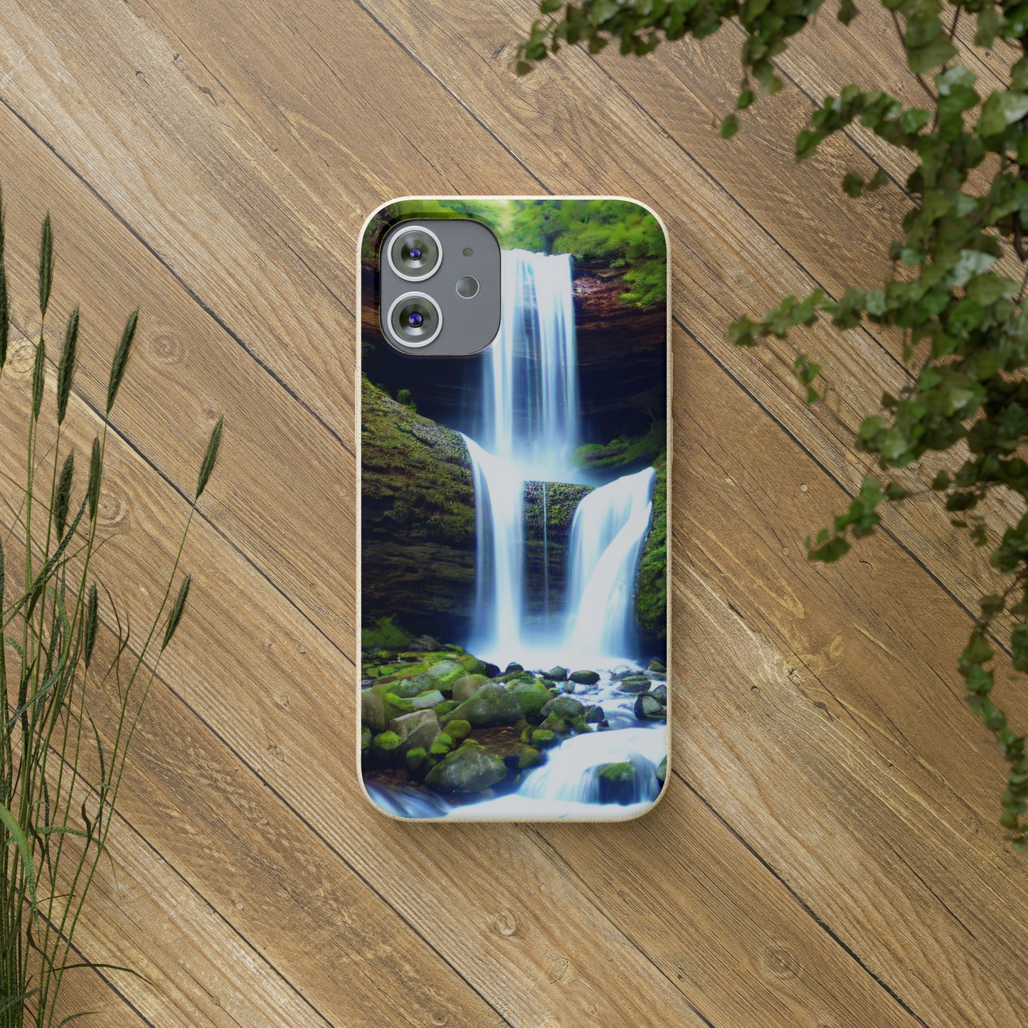 Waterfall 2 Biodegradable Phone Case