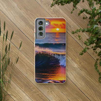 Ocean Waves 4 Biodegradable Phone Case