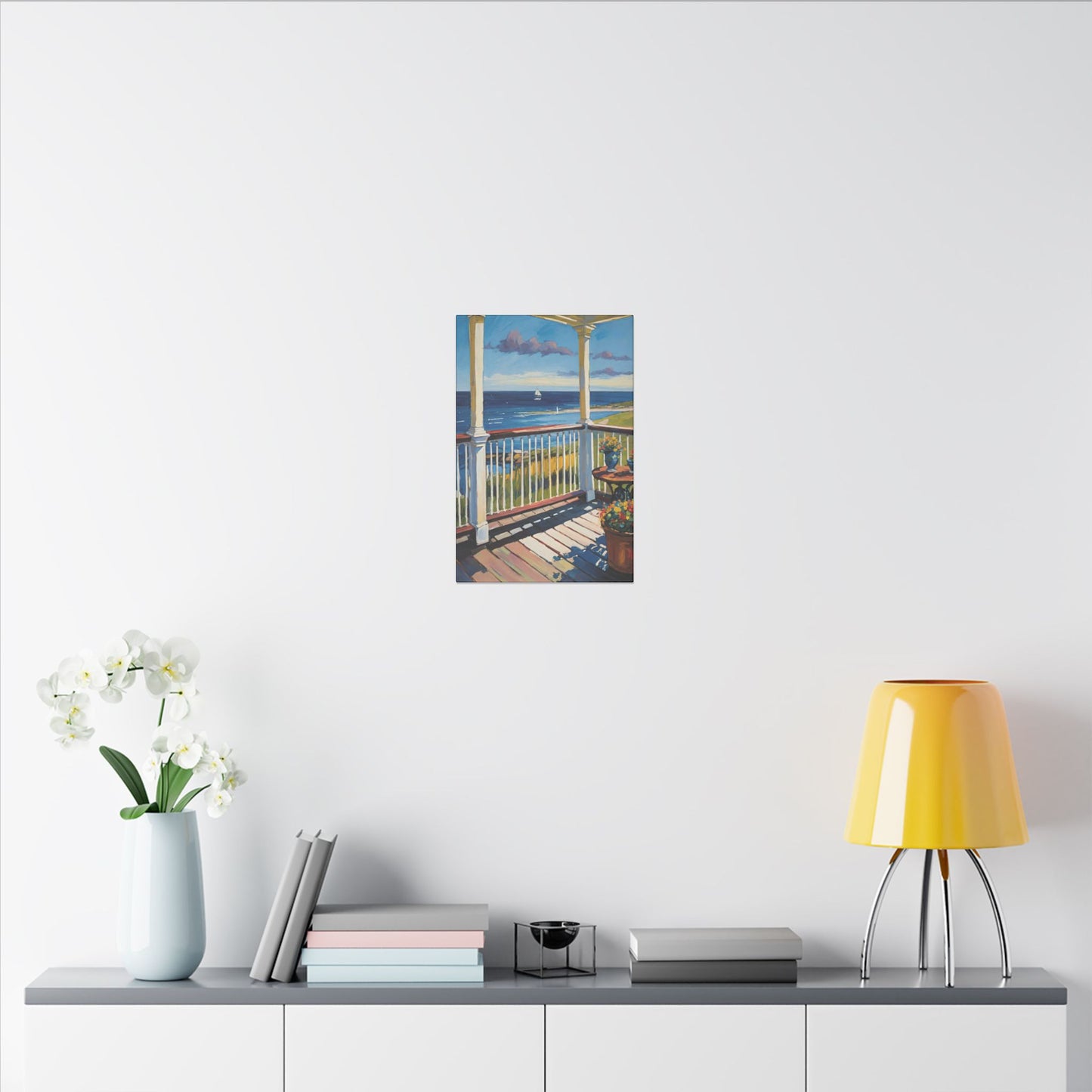 Canvas Wall Art - Ocean View by the Porch 3