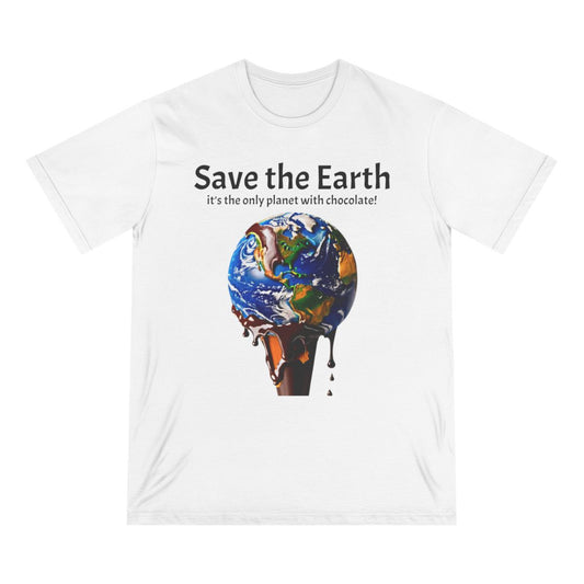 Save the Earth for Chocolate Organic Staple T-shirt