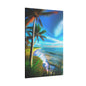 Canvas Wall Art - Tropical Shore Landscape