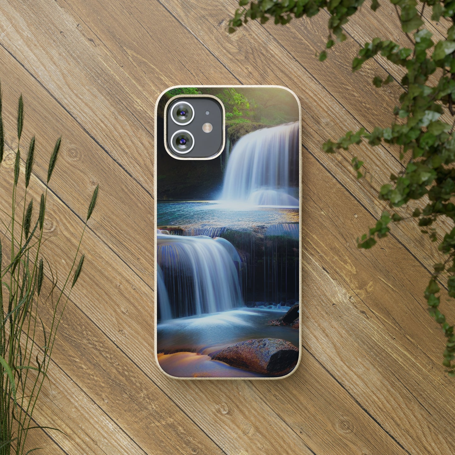 Waterfall View Biodegradable Phone Case