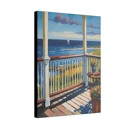 Canvas Wall Art - Ocean View by the Porch 3