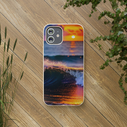 Ocean Waves 4 Biodegradable Phone Case