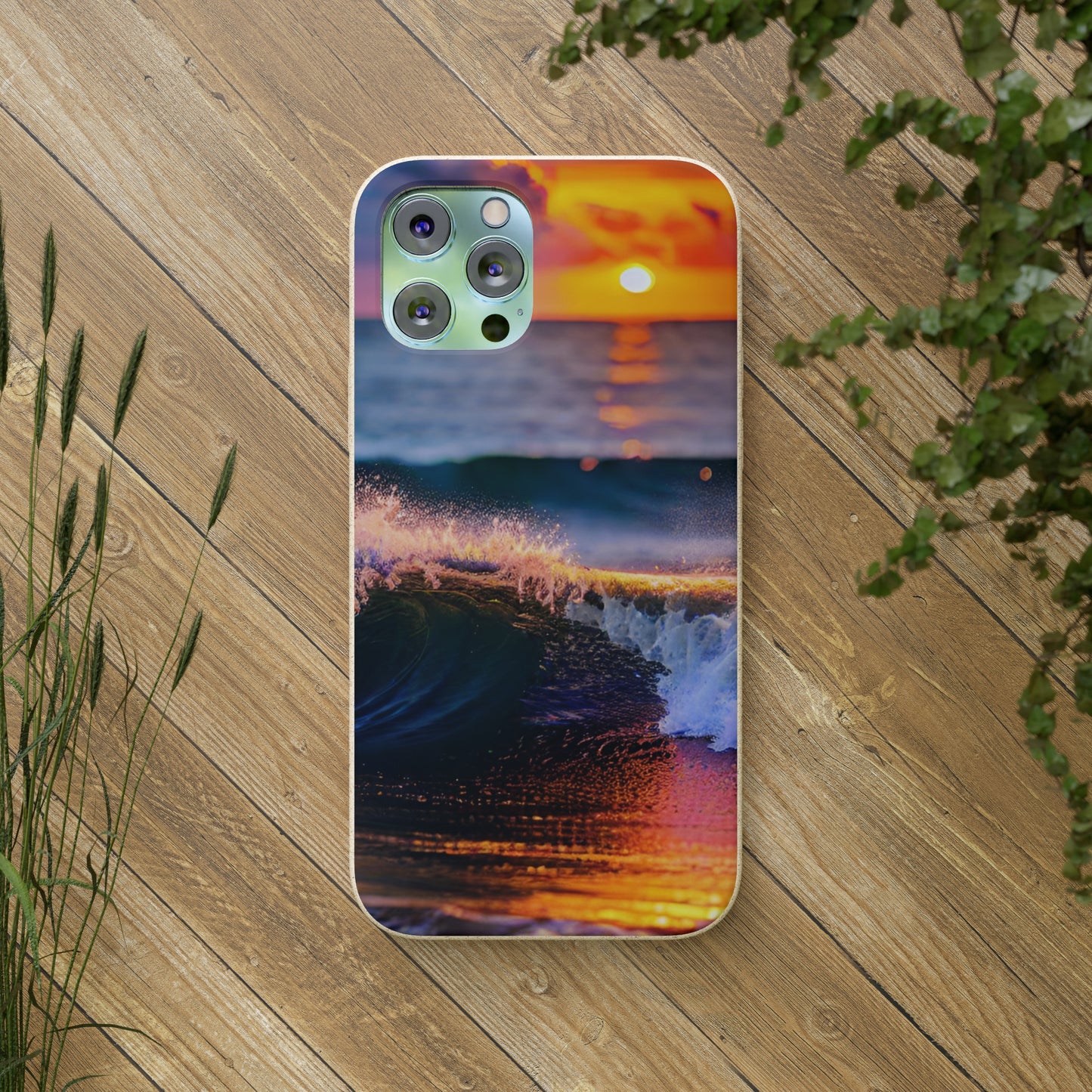 Ocean Waves 4 Biodegradable Phone Case