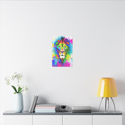 Canvas Wall Art - Lion Portrait