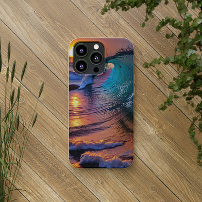 Ocean Waves 3 Biodegradable Phone Case