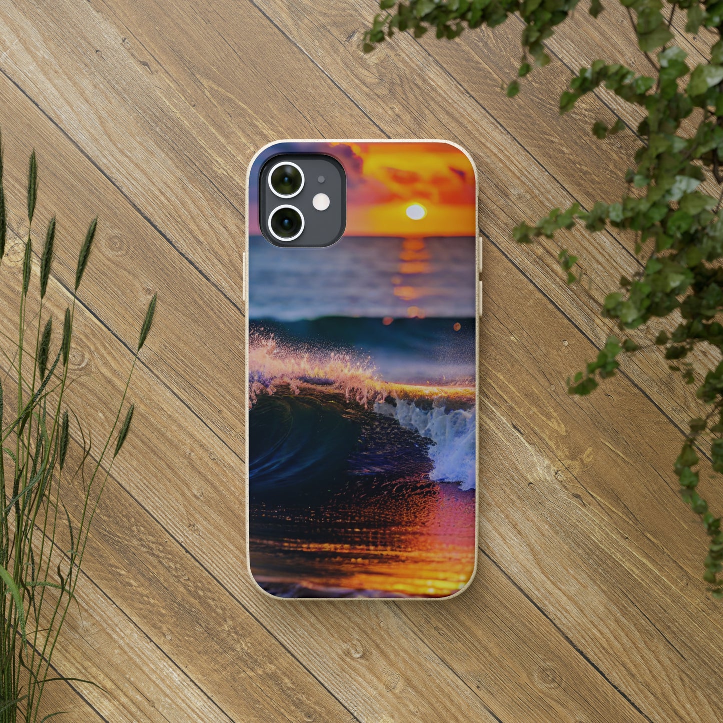 Ocean Waves 4 Biodegradable Phone Case