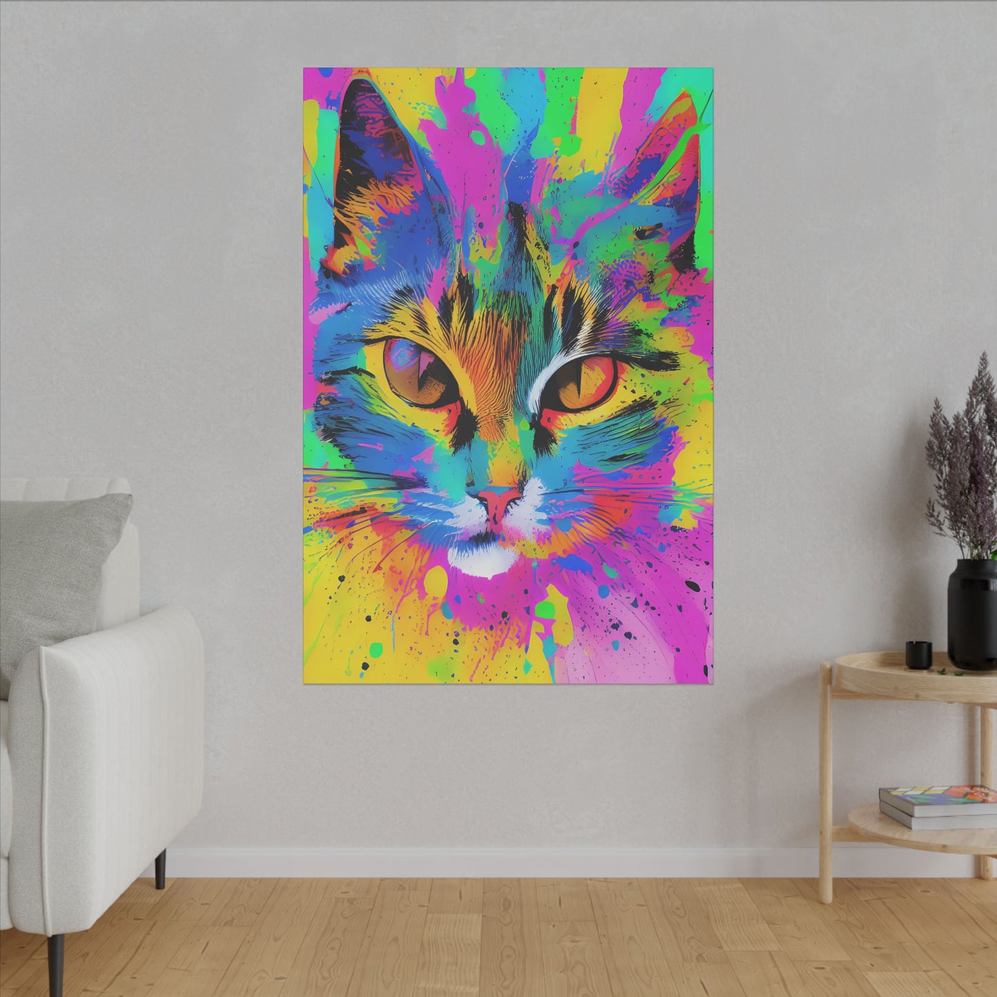 Canvas Wall Art - Cat Portrait