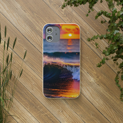 Ocean Waves 4 Biodegradable Phone Case