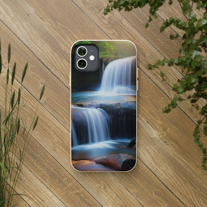 Waterfall View Biodegradable Phone Case