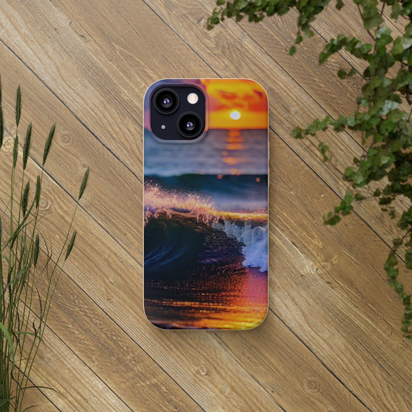 Ocean Waves 4 Biodegradable Phone Case