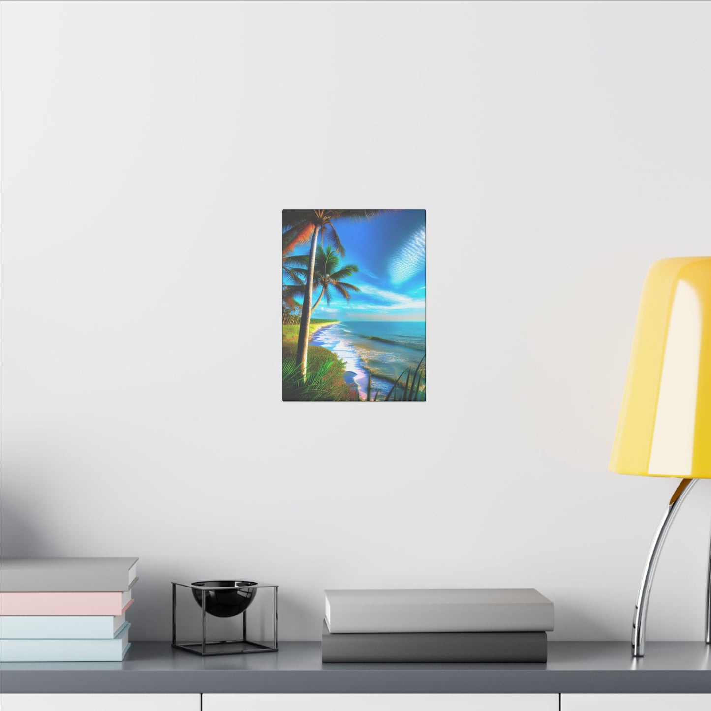 Canvas Wall Art - Tropical Shore Landscape