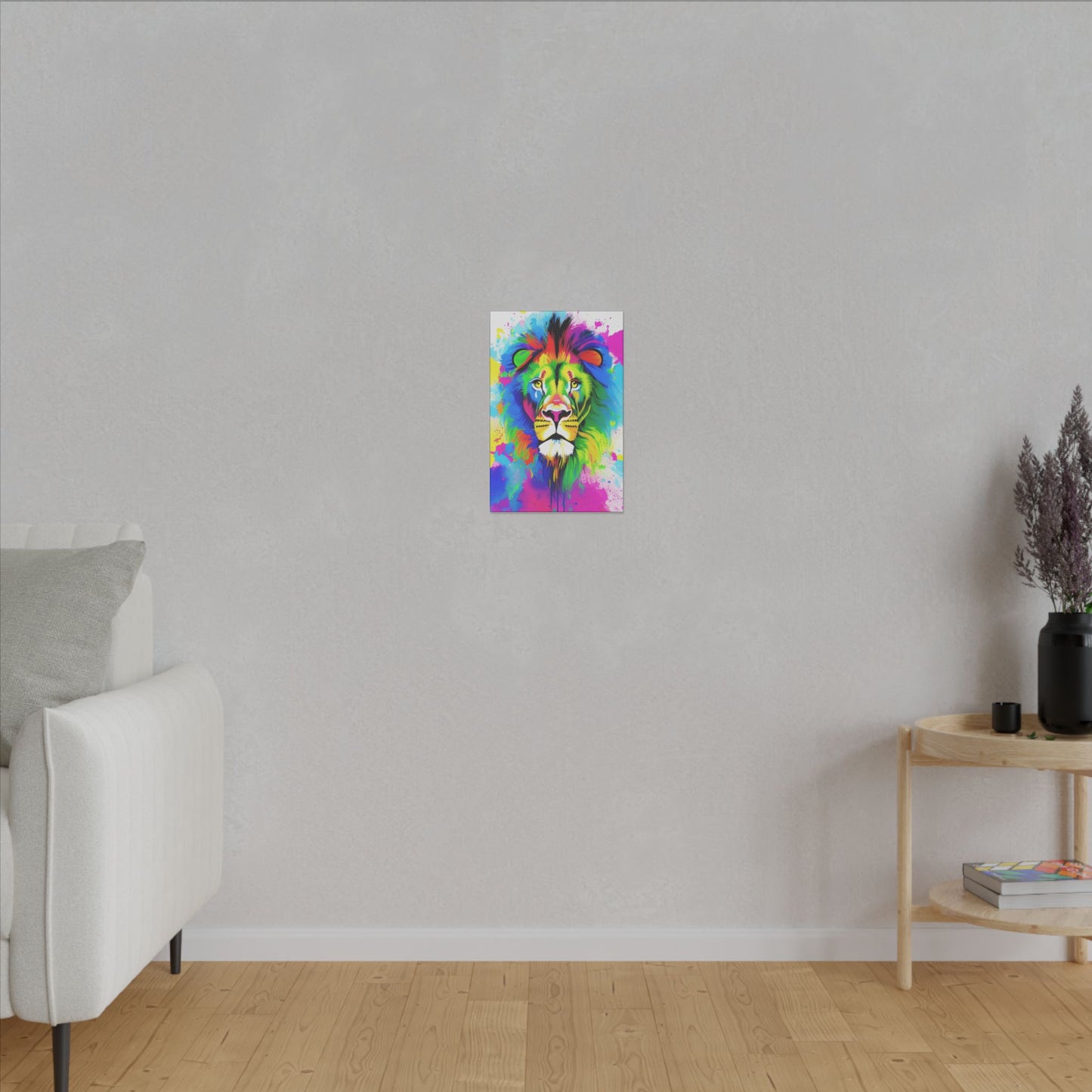 Canvas Wall Art - Lion Portrait