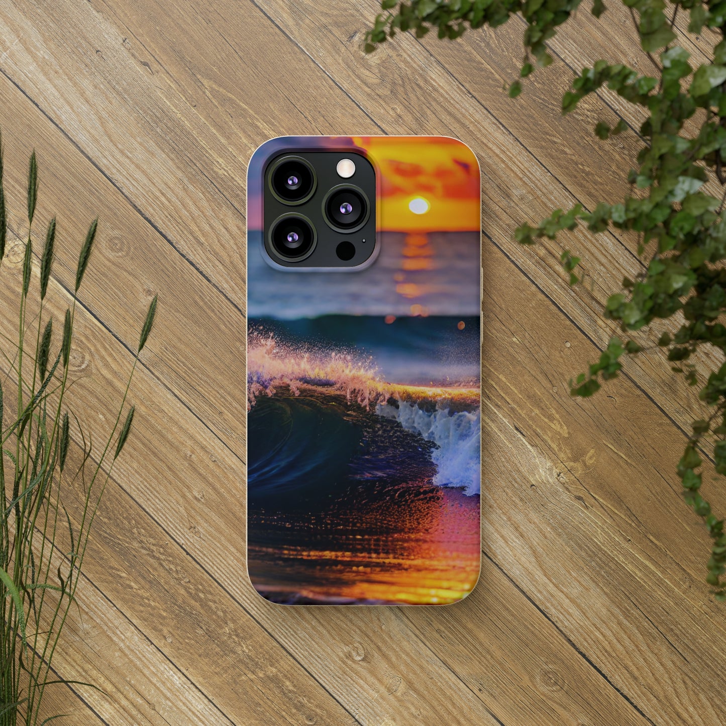 Ocean Waves 4 Biodegradable Phone Case