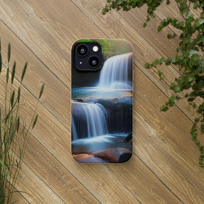 Waterfall View Biodegradable Phone Case