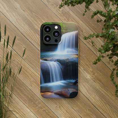 Waterfall View Biodegradable Phone Case