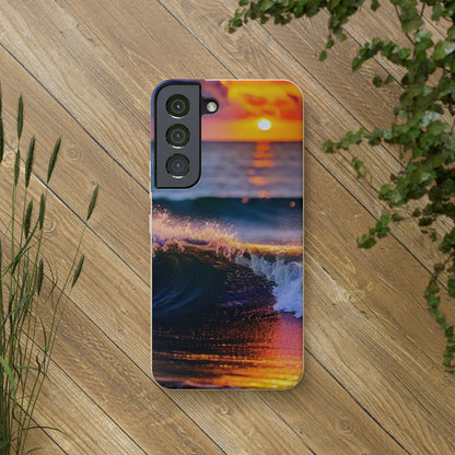 Ocean Waves 4 Biodegradable Phone Case