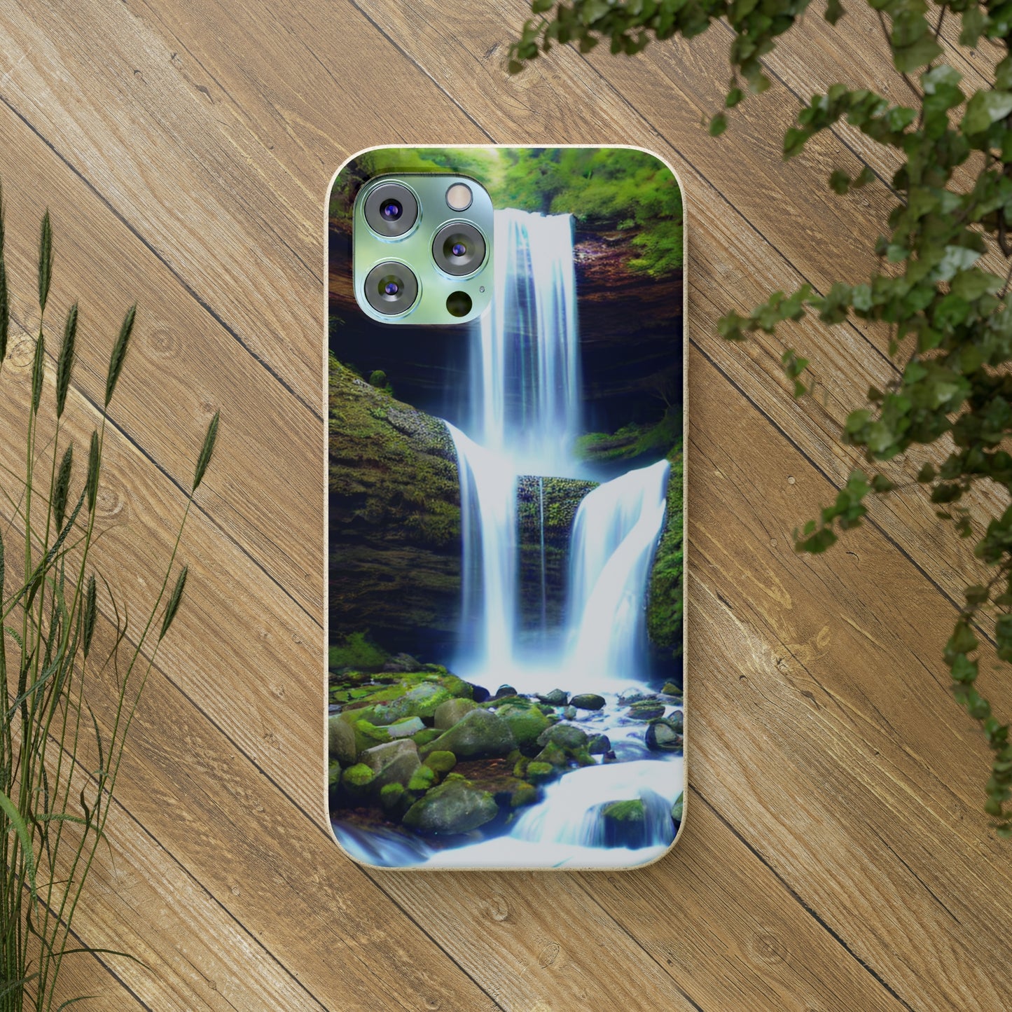 Waterfall 2 Biodegradable Phone Case